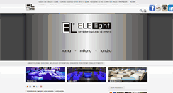 Desktop Screenshot of elelight.it