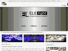 Tablet Screenshot of elelight.it